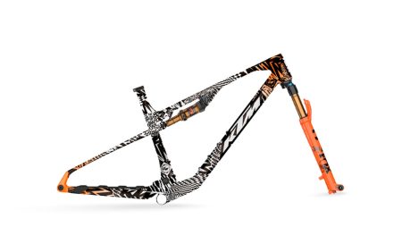 QUADRO KTM SCARP EVO MT EXONIC FOX 34 WHITE/ORANGE (KIT)