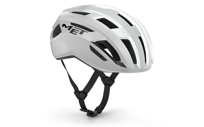 CAPACETE MET VINCI MIPS WHITE SILVER GLOSS