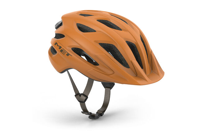 CAPACETE MET CROSSOVER ORANGE MATT